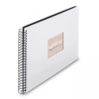Album fotografico Hama 00009847 bianco 300 fogli 10 x 15 rilegatura a spirale