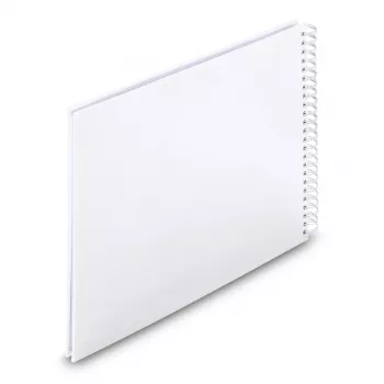 Album fotografico Hama Fine Art bianco 300 fogli 10 x 15 cm rilegatura a spirale
