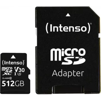 Scheda MicroSDXC Intenso 512 GB UHS-I Classe 10 3433493