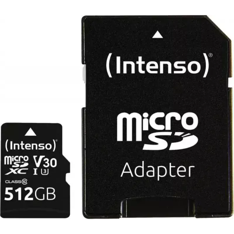 Scheda MicroSDXC Intenso 512 GB UHS-I Classe 10 3433493
