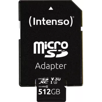 Scheda MicroSDXC Intenso 512 GB UHS-I Classe 10 3433493