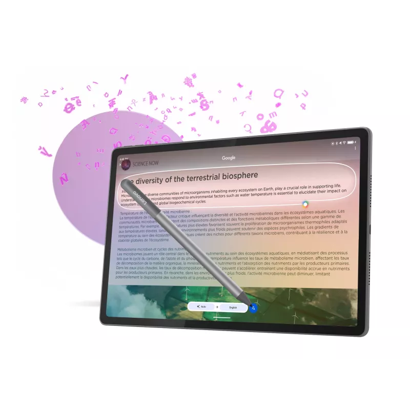 Lenovo Idea Tab Plus ZAG70201SE tablet, 12,1 pollici (30,7 cm) IPS, 8 GB RAM, 256 GB, Wi-Fi, Android 15, con penna, grigio