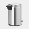 Cestino Brabantia NewIcon 3L acciaio opaco