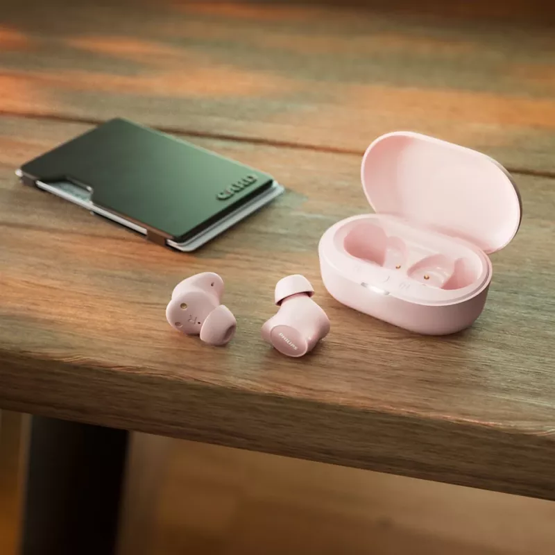 Philips TAT1209PK/00 cuffie/headset True Wireless Stereo (TWS) in-ear chiamate/musica Bluetooth rosa