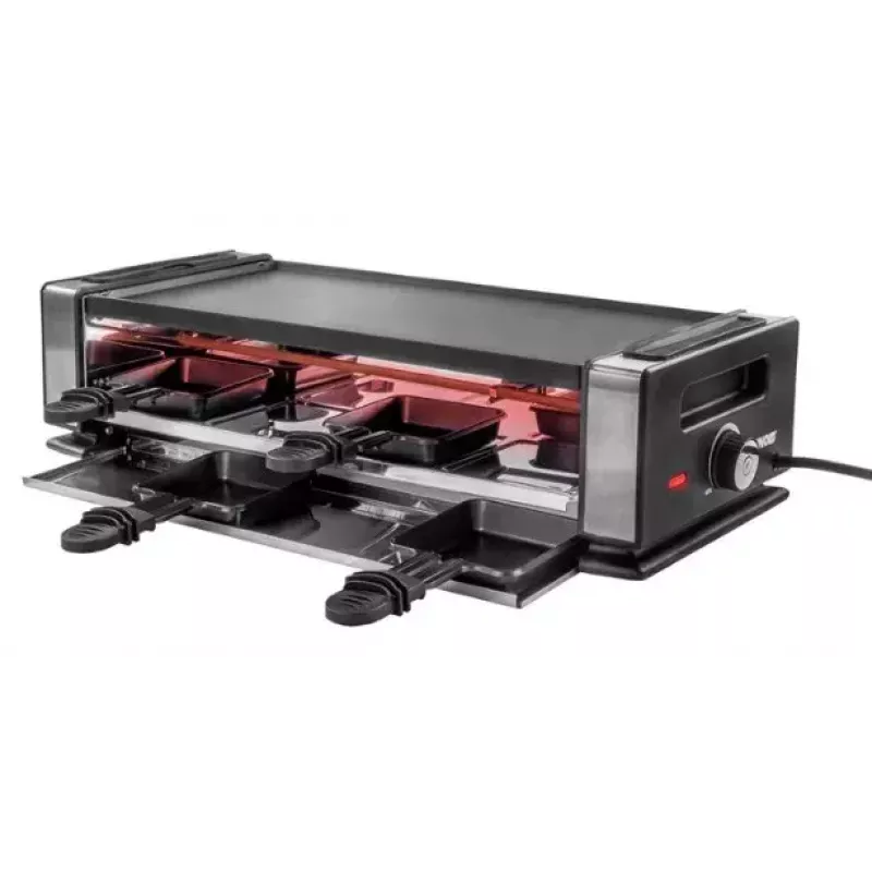 Raclette-grill Unold Delice Basic 1200 W 8 persone nero acciaio inox
