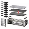 Raclette-grill Unold Delice Basic 1200 W 8 persone nero acciaio inox