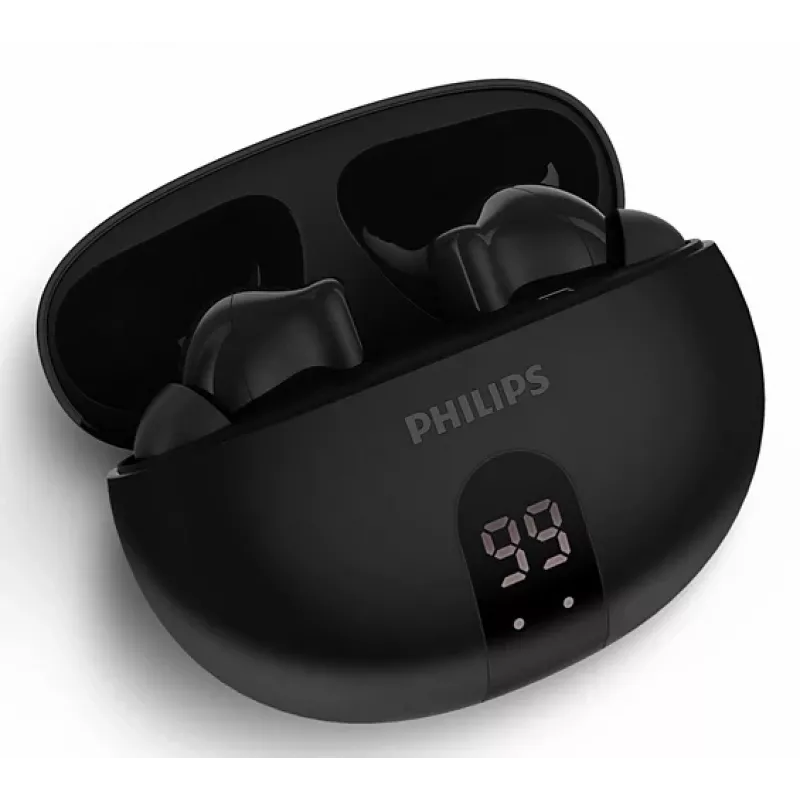 Headset in-ear senza fili Philips TAT2520BK/00 — Bluetooth, 20–20000 Hz, portata 10 m, 40 g, nero