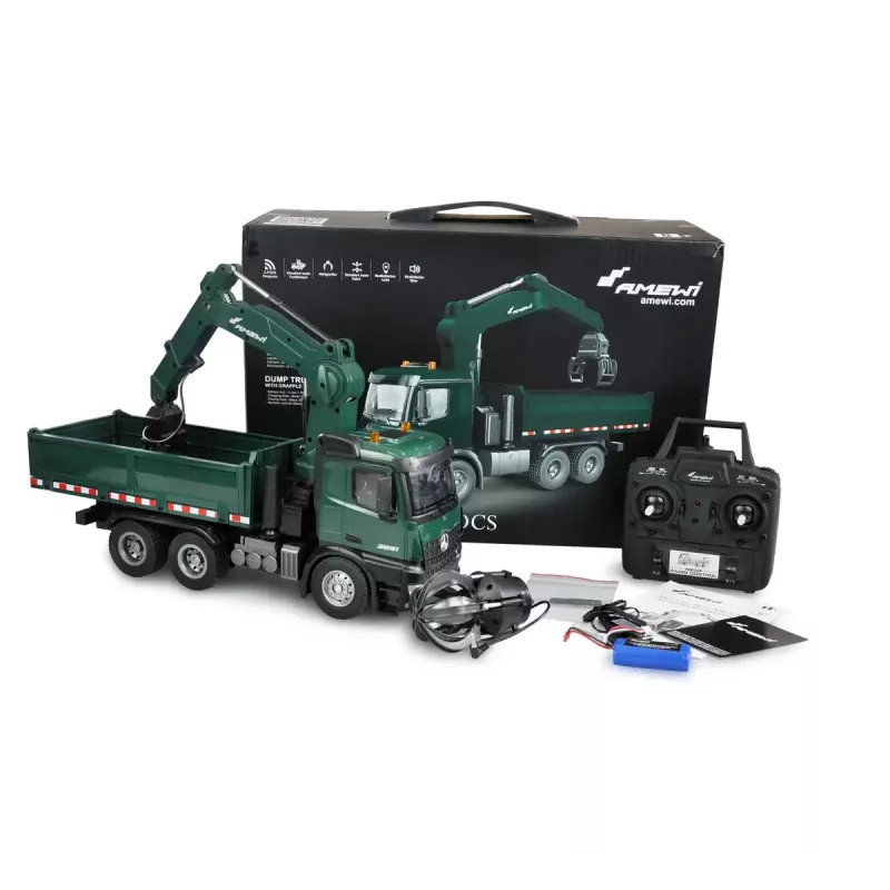 Camion ribaltabile Amewi Arocs 1:14 motore elettrico 1200 mAh