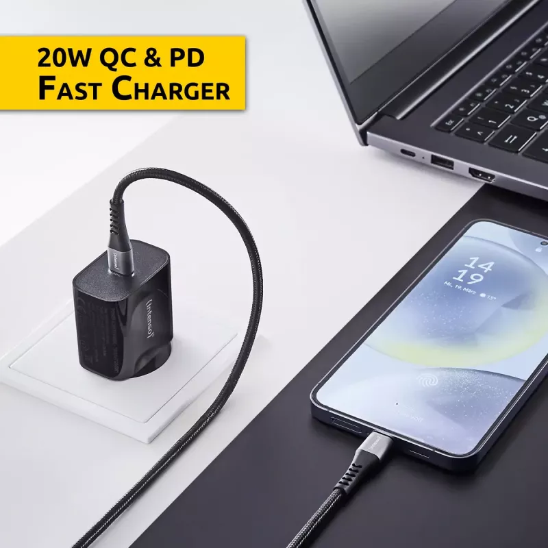 Alimentatore Intenso W20C 20W USB-C nero