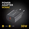 Alimentatore Intenso W30AC 30 W USB-A USB-C nero