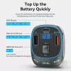 Caricabatterie da auto Vention 3 porte USB (USB-C + 2× USB-A) 30W/18W/5W nero