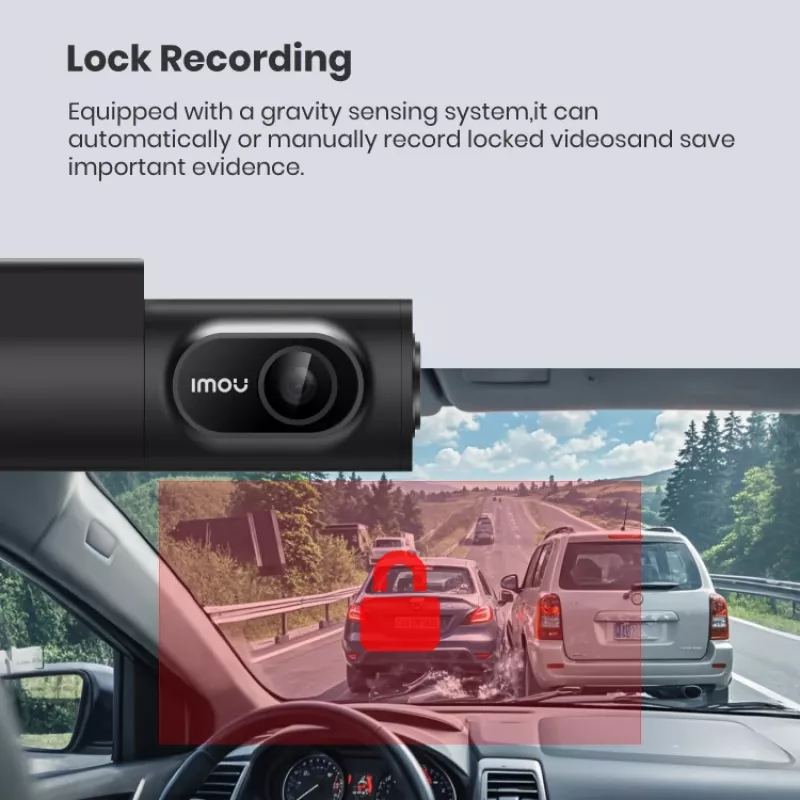Dashcam Imou T800 4K Ultra HD Wi-Fi DC nero