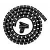 Fascetta per gestione cavi Neomounts ADS06-140BL per cavi Ø15 mm, nero
