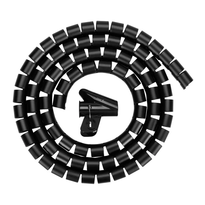 Fascetta per gestione cavi Neomounts ADS06-140BL per cavi Ø15 mm, nero
