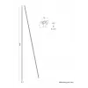 Guaina per cavi Neomounts ADS06-140WH Ø15 mm bianca per più cavi