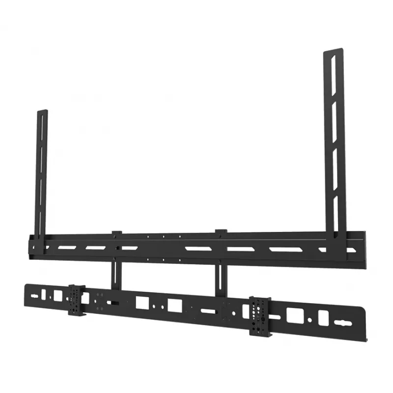 Supporto per videobar Neomounts AV30-500BL per display 43–110 pollici — VESA fino a 600×400, max. 10 kg, larghezza 900 mm