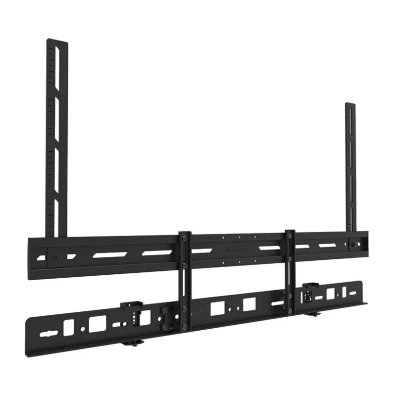 Supporto per videobar Neomounts AV30-500BL per display 43–110 pollici — VESA fino a 600×400, max. 10 kg, larghezza 900 mm