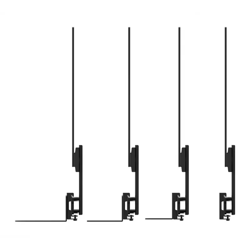 Supporto per videobar Neomounts AV30-500BL per display 43–110 pollici — VESA fino a 600×400, max. 10 kg, larghezza 900 mm