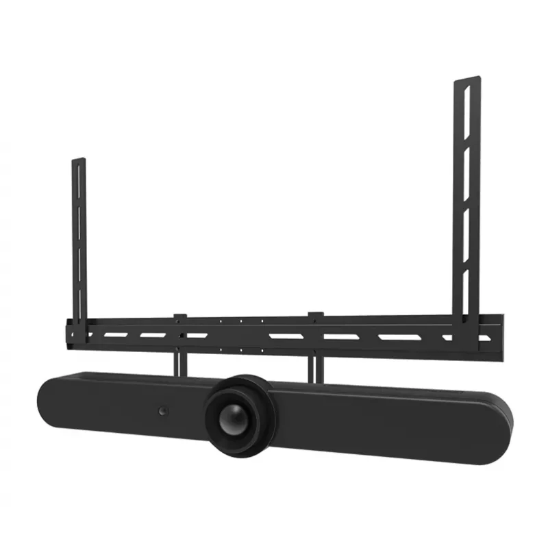 Supporto per videobar Neomounts AV30-500BL per display 43–110 pollici — VESA fino a 600×400, max. 10 kg, larghezza 900 mm