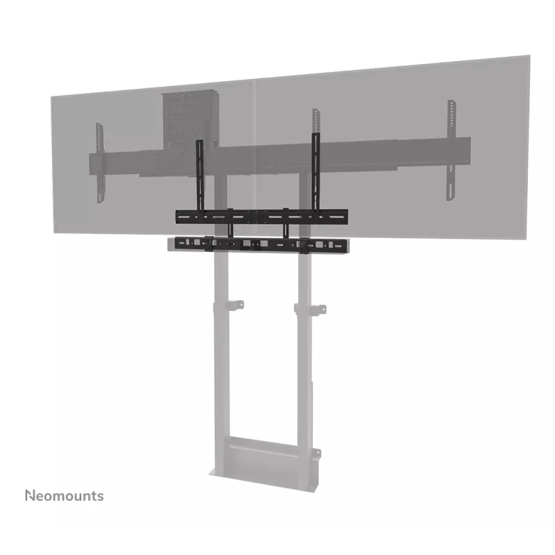 Supporto per videobar Neomounts AV30-500BL per display 43–110 pollici — VESA fino a 600×400, max. 10 kg, larghezza 900 mm