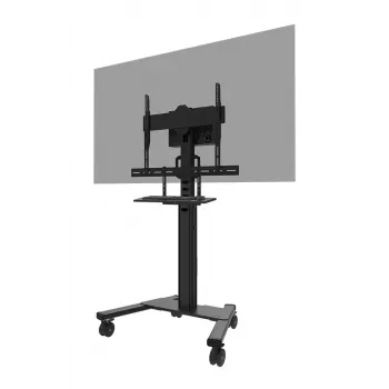 Kit ripiano portatastiera Neomounts AV40-500BL per schermi 43–110 pollici, VESA fino a 600x400, carico max. 2,5 kg, 900×279×640 mm