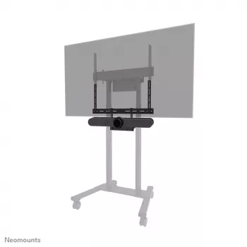 Kit ripiano per videobar e laptop Neomounts AV60-500BL per display 43–110 pollici, VESA fino a 600x400, carico max. 8 kg, larghezza 900 mm