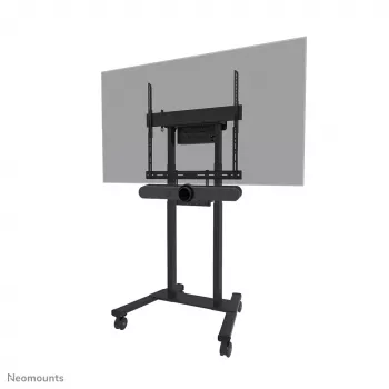 Kit ripiano per videobar e laptop Neomounts AV60-500BL per display 43–110 pollici, VESA fino a 600x400, carico max. 8 kg, larghezza 900 mm