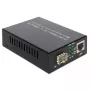 Convertitore di media DeLOCK 1000Base-T su SFP 1000 Mbit/s nero