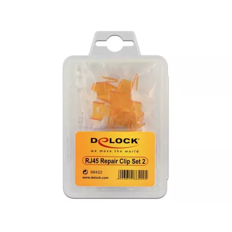 Fermacavo DeLOCK 86422 multicolore 40 pz.