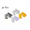 Fermacavo DeLOCK 86422 multicolore 40 pz.