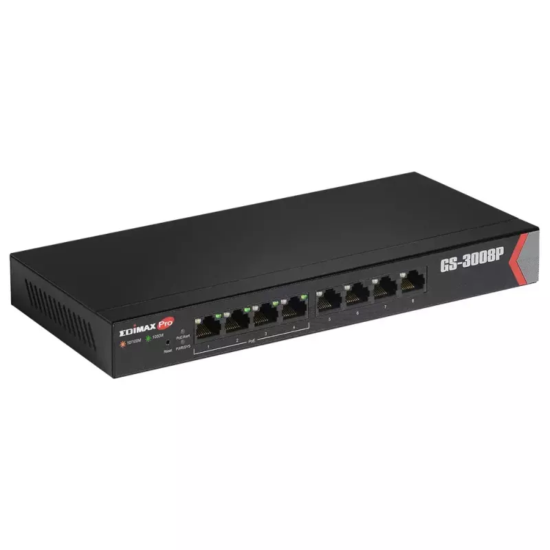 Switch managed Edimax GS-3008P