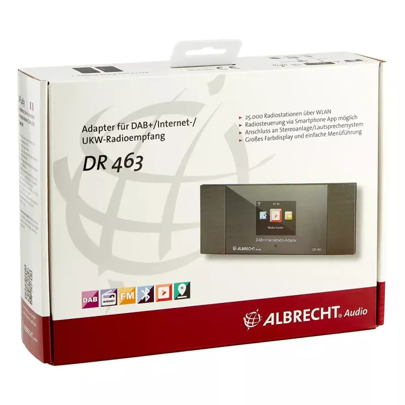 Albrecht DR 463 radio digitale portatile grigio