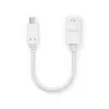 Cavo USB PureLink IS230 0,1 m USB-C su USB-A bianco