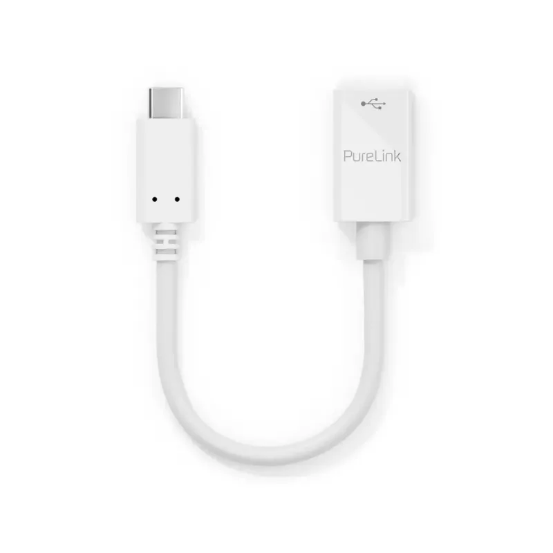 Cavo USB PureLink IS230 0,1 m USB-C su USB-A bianco