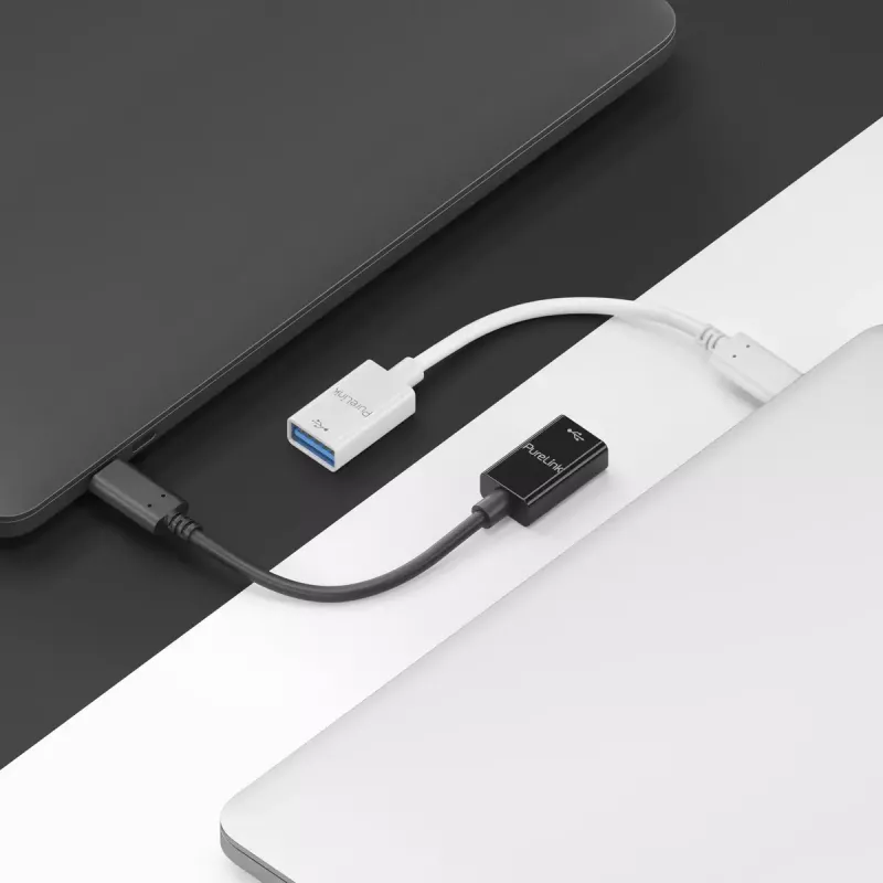 Cavo USB PureLink IS230 0,1 m USB-C su USB-A bianco