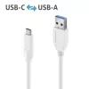 Cavo USB PureLink IS2610-010 USB 3.2 Gen 2 1m USB-C USB-A bianco