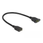 Cavo DisplayPort femmina su femmina per montaggio a pannello DeLOCK 87099