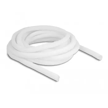 Guaina intrecciata DeLOCK 20808 5 m x 13 mm bianco