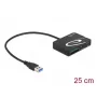 Lettore di schede DeLOCK 91756 nero MicroSD SD MMC USB 5 Mbit/s