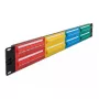 Patch panel DeLOCK 19 pollici 48 porte Cat.5e 2HE colorato RJ-45