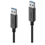 PureLink iSeries IS2401-020 Cavo da USB-A a USB-A, USB 3.1 Gen 1, 2 m, nero