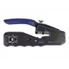 DeLOCK 90577 pinza crimpatrice per cavi attrezzo crimpatura nero blu larghezza 62 mm lunghezza 135 mm altezza 20 mm