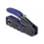 DeLOCK 90577 pinza crimpatrice per cavi attrezzo crimpatura nero blu larghezza 62 mm lunghezza 135 mm altezza 20 mm