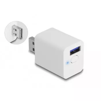 Presa smart DeLOCK 11828 per interni Wi-Fi 2 A bianco