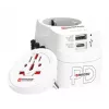 Adattatore spina Power Plug Skross 61663 universale bianco 100-250V 2,4A USB