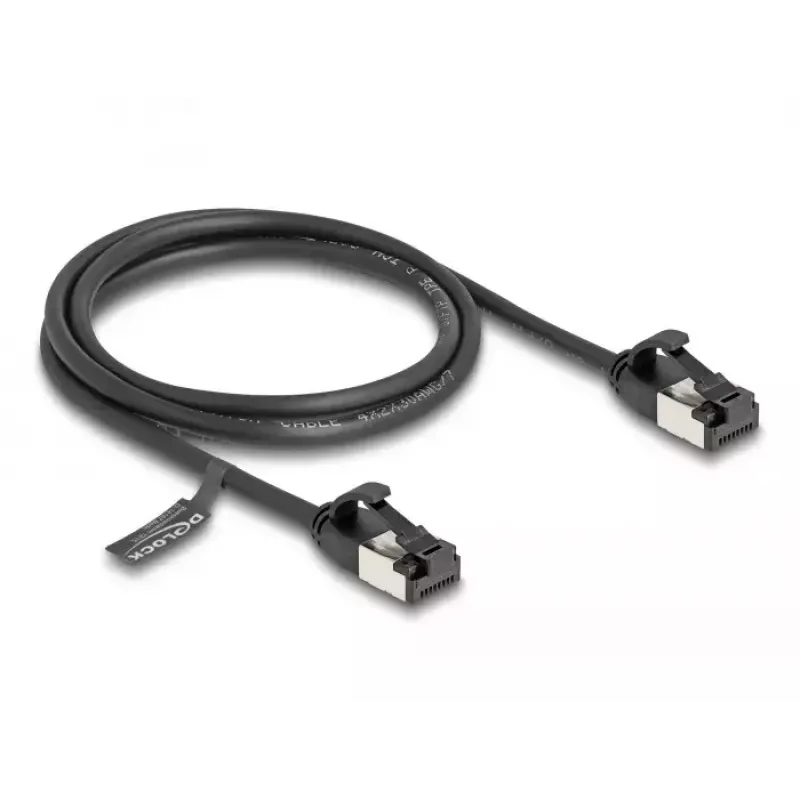 Cavo di rete DeLOCK RJ45 maschio su maschio Cat.8.1 1 m nero