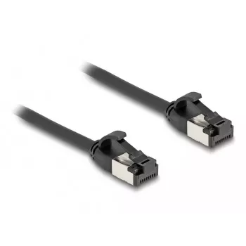 Cavo di rete DeLOCK RJ45 maschio su maschio Cat.8.1 1 m nero