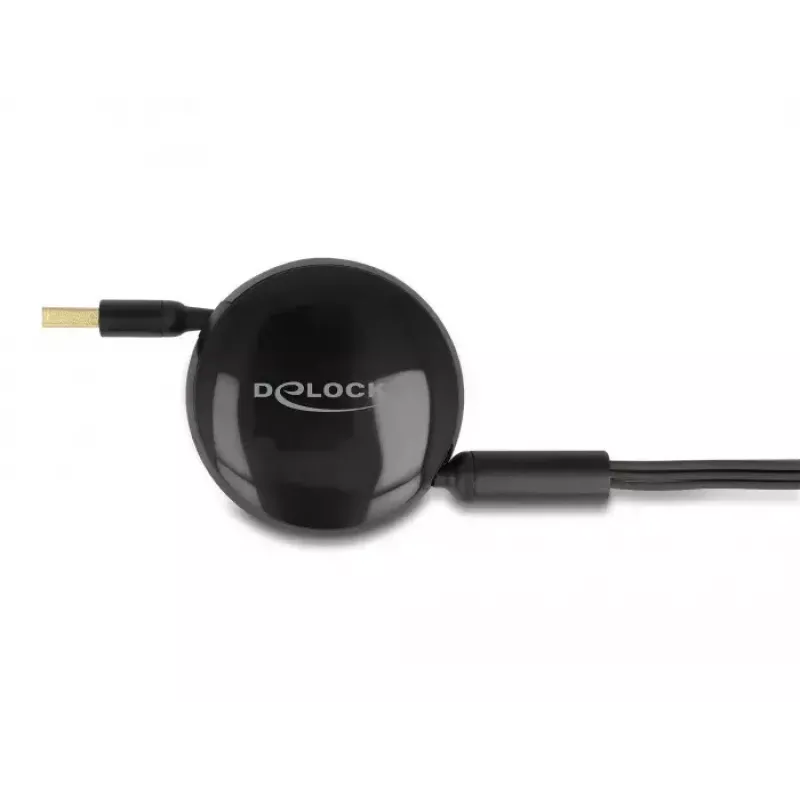 DeLOCK cavo di ricarica arrotolabile USB 3 in 1 Micro USB 2 x USB Type-C 1,13 m