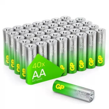 Batteria usa e getta GP Batteries 03015AETA-B40 AA alcalina