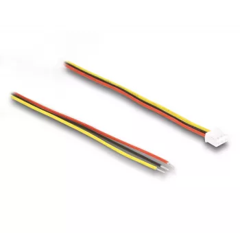 Cavo di collegamento DeLOCK per moduli fotocamera 3 pin V8 10 cm nero rosso giallo